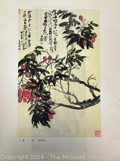 Folio of Japanese Botanical Woodblock Prints