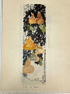 Folio of Japanese Botanical Woodblock Prints