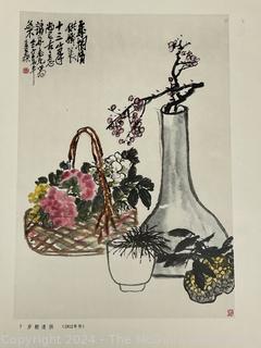 Folio of Japanese Botanical Woodblock Prints