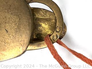 Two (2) Tibetan Brass Locks