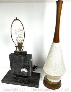 Two (2) Mid Century Style Table Lamp Bases