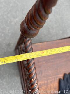 Victorian Stick And Ball Open Etagere Shelf