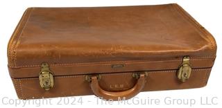 Vintage Hartmann Tan Leather Suitcase