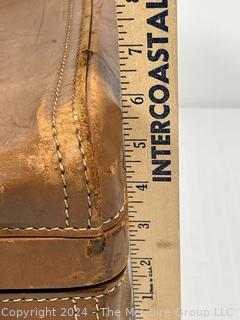 Vintage Hartmann Tan Leather Suitcase