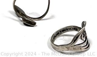 Three (3) Sterling Silver Rings