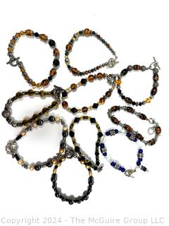 Ten (10) Beaded Bracelets