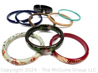 Group of Bangle Bracelets