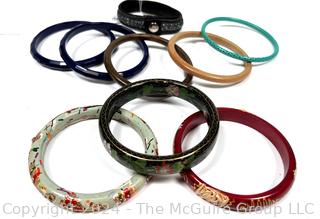 Group of Bangle Bracelets