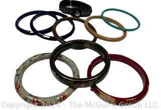 Group of Bangle Bracelets