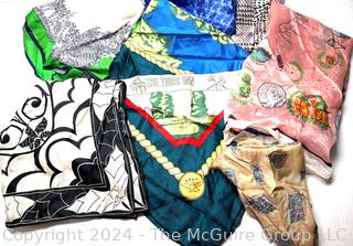 Collection of Scarves Including Tides Inn