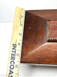 English Regency Mahogany Sarcophagus Tea Caddy Box