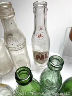 Collection of Soda Pop Bottles, Various Brands & Colors,