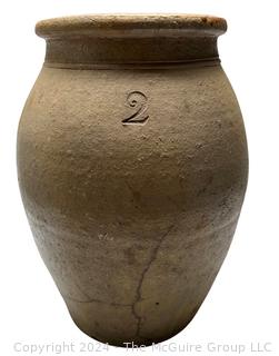 American 19th Century 2 Gal Stoneware Salt Glaze Crock 