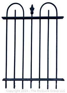 Wrought Iron Fence Piece Panel