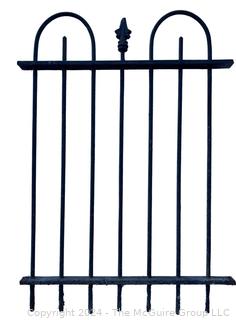 Wrought Iron Fence Piece Panel