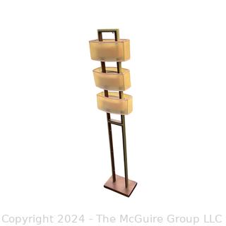 Mid Century Style Three Tier Floor Lamp