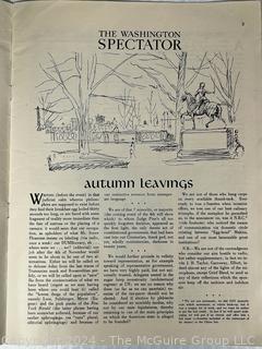 The Washington Spectator, Nov. 1952 and the speech notes given by Ms Betty Beal at a meeting of New England Newspaper Editors in 1957.