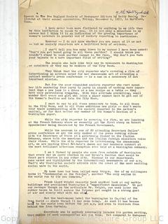 The Washington Spectator, Nov. 1952 and the speech notes given by Ms Betty Beal at a meeting of New England Newspaper Editors in 1957.