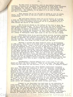 The Washington Spectator, Nov. 1952 and the speech notes given by Ms Betty Beal at a meeting of New England Newspaper Editors in 1957.