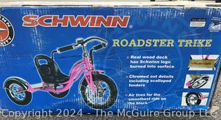 Schwinn Roadster Pink Tricyle for Toddlers, New in Box.