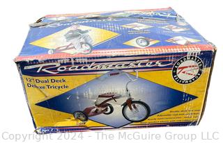 Roadmaster Red Duo Deck 12 Inch Tricycle, New in Box