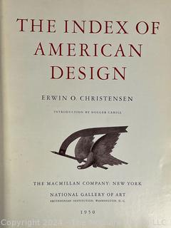 The Index of American Design - furniture reference book 