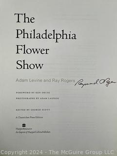 Two (2) Coffee Table Books on The Philadelphia Flower Show and A Day in the Country