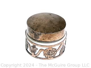 Collection of Sterling Silver Items Including Tricket Boxes, Frames, Candle Sticks and Salt & Pepper 