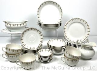 39 Piece Set of Bristol Pattern Austrian Dinnerware