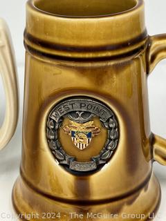 U.S. Military Academy Mugs, Buttons and Hat Clip