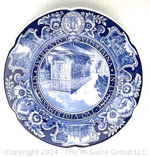 Four (4) Transferware Plates including Westminster Abbey