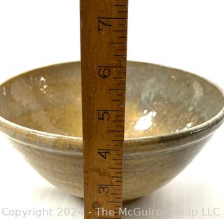 Two (2) Hand Thrown Stoneware Pottery Bowls 