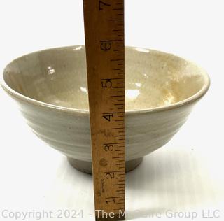 Two (2) Hand Thrown Stoneware Pottery Bowls 