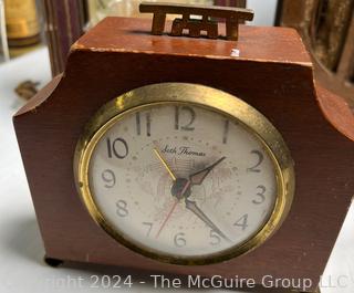 Three (3) Vintage Electric Clocks and Police & Amateur Band Tube Radio