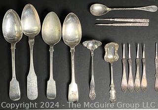 Group of Silver Plate Serving Utensils