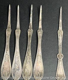 Group of Silver Plate Serving Utensils