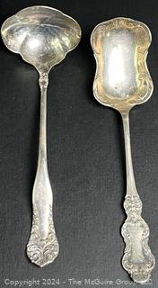 Group of Silver Plate Serving Utensils