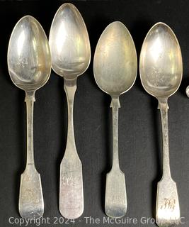 Group of Silver Plate Serving Utensils