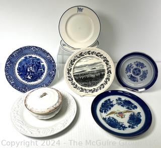 Group of Porcelain Transferware Plates