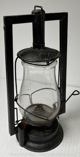 Two (2) Antique Kerosene Lanterns; 1 German