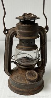 Two (2) Antique Kerosene Lanterns; 1 German