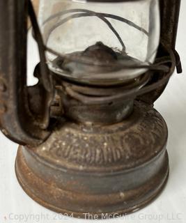 Two (2) Antique Kerosene Lanterns; 1 German