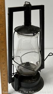 Two (2) Antique Kerosene Lanterns; 1 German