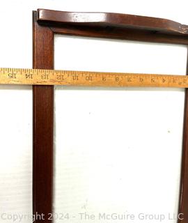 Two Mahogany Serving Trays