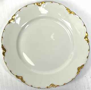 (6) Haviland Salad Plates and (5) Soup Bowls