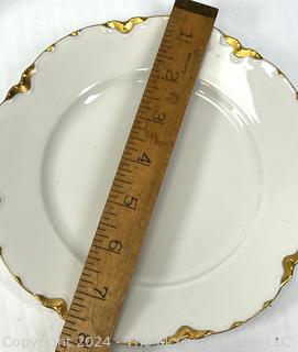 (6) Haviland Salad Plates and (5) Soup Bowls