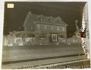 Collection of Fifteen (15+) Large 8 x 10" Glass Negatives plus Several Black and White Photos.  See all Images in the Gallery