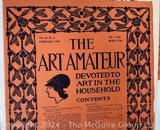 5 Volumes of "The Art Amateur" circa 1900