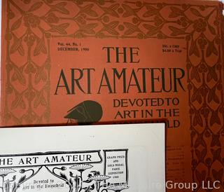 5 Volumes of "The Art Amateur" circa 1900