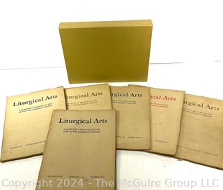 Six (6) Volumes of "Liturgical Arts: A Quarterly Devoted to the Arts of the Catholic Church 